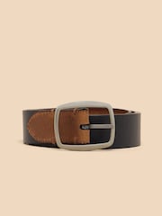 White Stuff Blue Reversible Leather Belt - Image 1 of 3