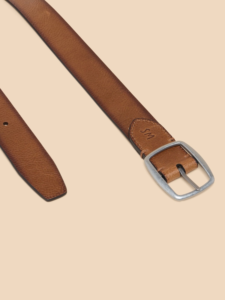 White Stuff Blue Reversible Leather Belt - Image 3 of 3
