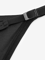Calvin Klein Black String Bikini Bottoms - Image 2 of 4