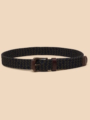 White Stuff Blue Woven Elasticated Belt - Image 2 of 3