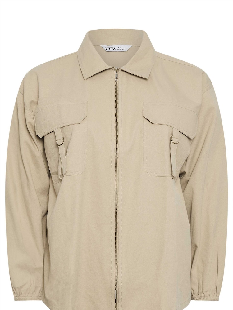 Natur - Yours Curve Utility-Bomberjacke - Bild 2 von 2