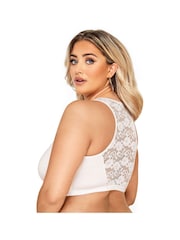 Yours Curve White Front Fastening Bra - Image 2 of 4