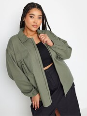 Grün - Yours Curve Utility-Bomberjacke - Bild 1 von 5