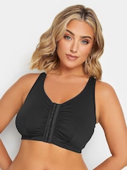 Yours Curve Black Front Fastening Bra - Image 1 of 4