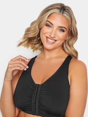 Yours Curve Black Front Fastening Bra - Image 3 of 4