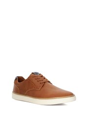 Tan - Standard-Fit - Dune London Trustees Turnschuhe mit Budapester-Design - Bild 3 von 6