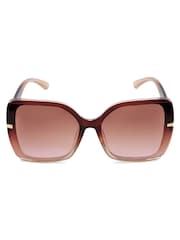 Dune London Pink Oversized Galaxy Overlay Lens Sunglasses - Image 2 of 4