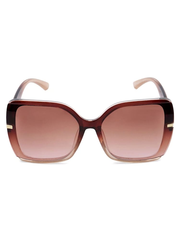 Dune London Pink Oversized Galaxy Overlay Lens Sunglasses - Image 2 of 4