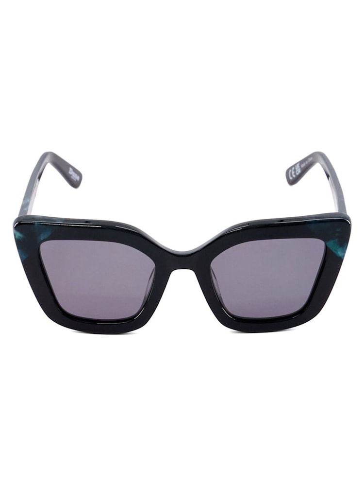 Dune London Black Golders Acetate Cat-Eye Sunglasses - Image 2 of 4