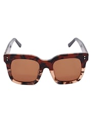 Dune London Animal Guessing Acetate Chunky Glam Sunglasses - Image 2 of 4