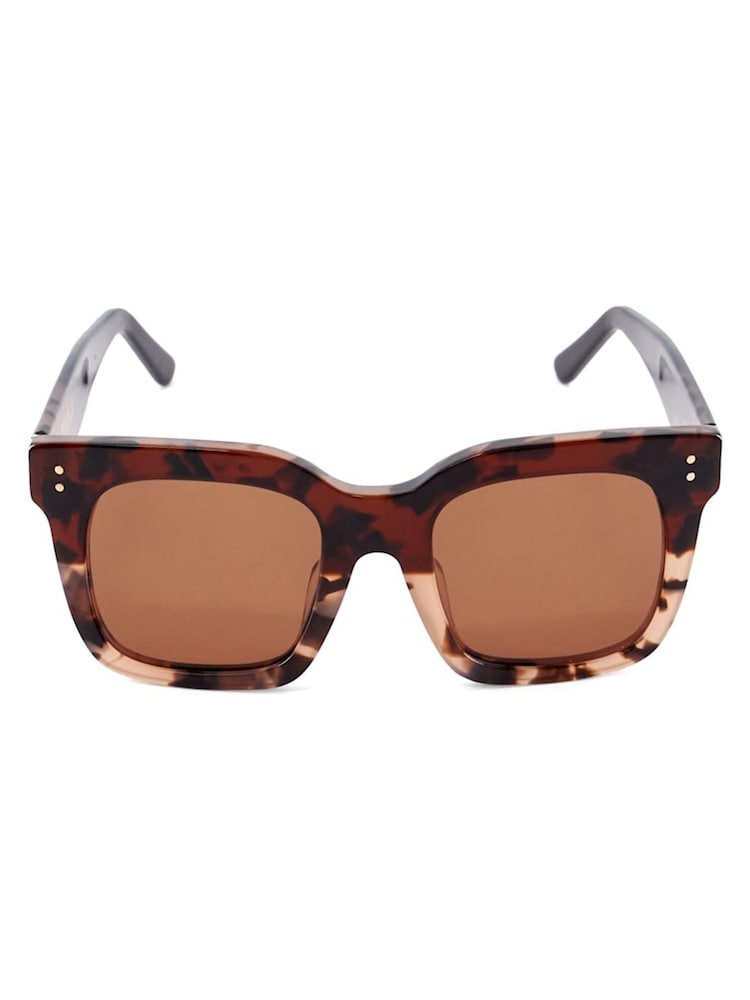 Dune London Animal Guessing Acetate Chunky Glam Sunglasses - Image 2 of 4
