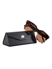 Dune London Animal Guessing Acetate Chunky Glam Sunglasses - Image 3 of 4