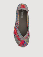 Pavers Grey Stretch Fit Memory Foam Slip On Pumps - Image 4 of 5