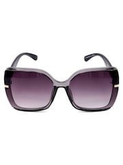 Dune London Black Oversized Galaxy Overlay Lens Sunglasses - Image 2 of 4
