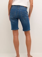 Cream Blue Lone Midrise Waist Denim Shorts - Image 2 of 6