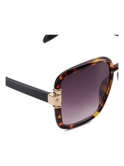 Dune London Animal Gabby Oversized Retro Square Frame Sunglasses - Image 4 of 4