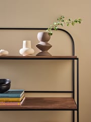 MADE.COM Mango Wood Metal Lomond Shelving Unit - Image 3 of 6