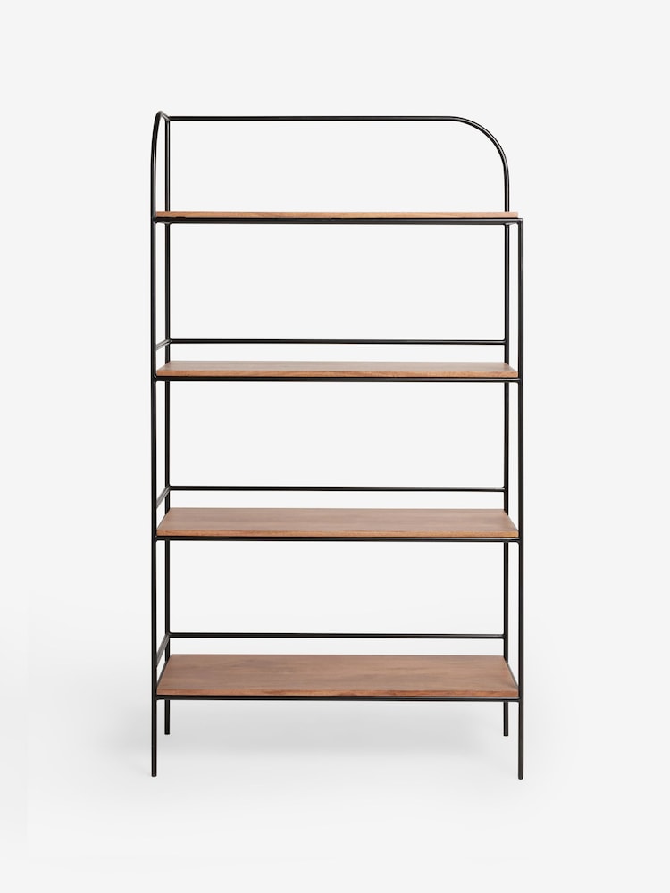 MADE.COM Mango Wood Metal Lomond Shelving Unit - Image 6 of 6