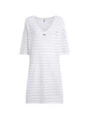 Calvin Klein White Kaftan Knit Dress - Image 1 of 2