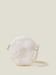 Angels By Accessorize Natural Girls Round Flower Bag - Image 1 of 3
