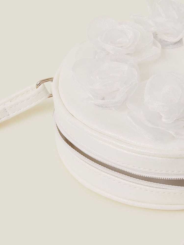 Angels By Accessorize Natural Girls Round Flower Bag - Image 3 of 3 Angels By Accessorize Natural Girls Round Flower Bag - Image 3 of 3