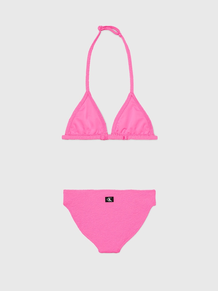 Calvin Klein Pink Triangle Bikini Set - Image 2 of 2