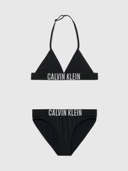 Calvin Klein Black Logo Triangle Bikini Set - Image 1 of 2