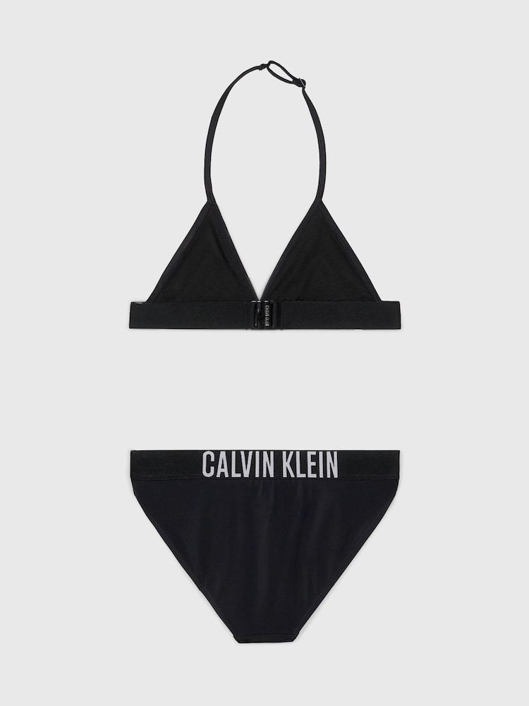 Calvin Klein Black Logo Triangle Bikini Set - Image 2 of 2
