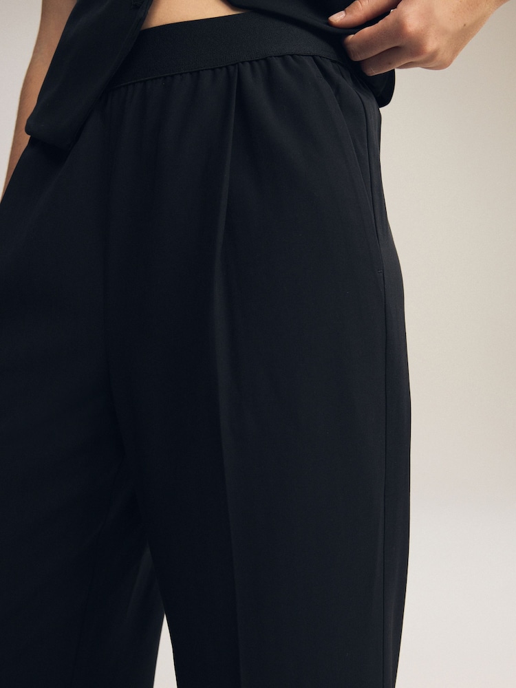 Noir - Pantalon ample à dos élastique - Image 5 of 7