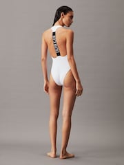 Calvin Klein White Racerback One Piece Swimsuit - Image 3 of 5