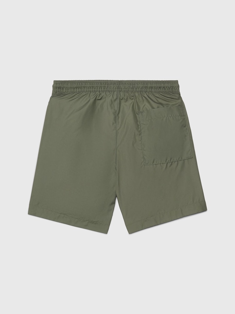 Calvin Klein Green Chrome Graphic Logo Drawstring Shorts - Image 2 of 2