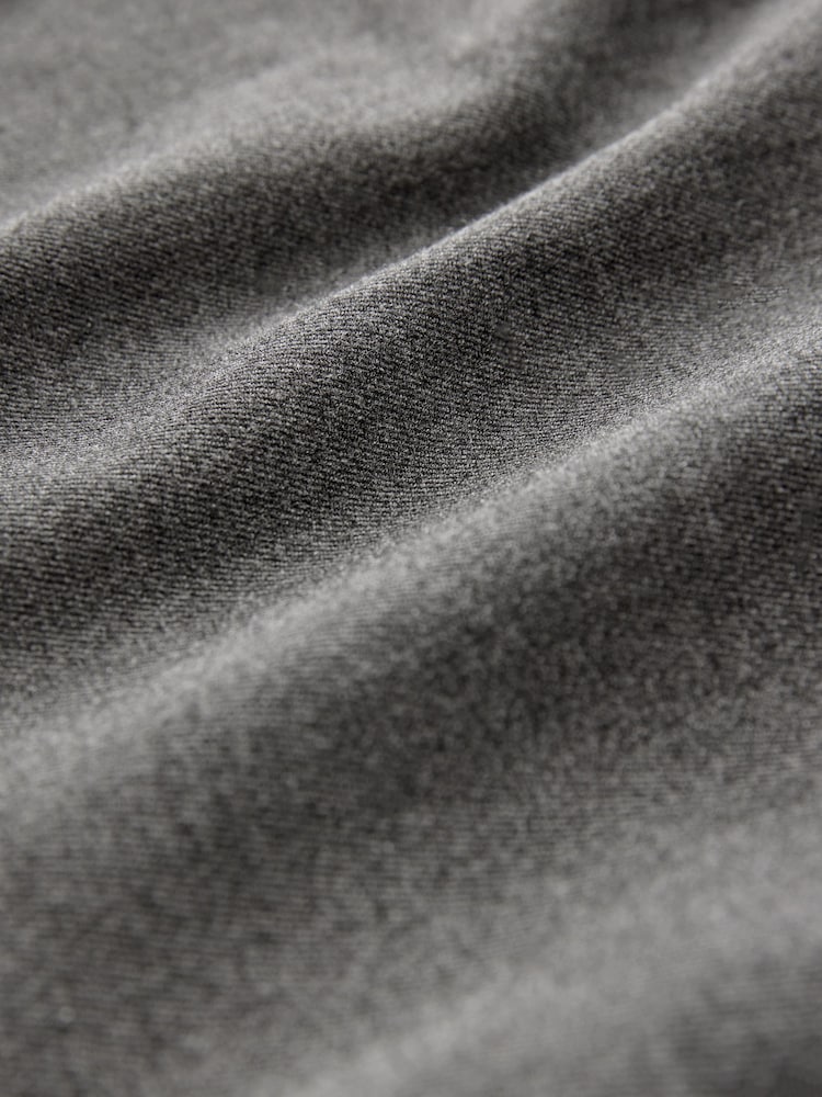 Grey Elastic Back Wide Leg Trousers - Image 9 of 9