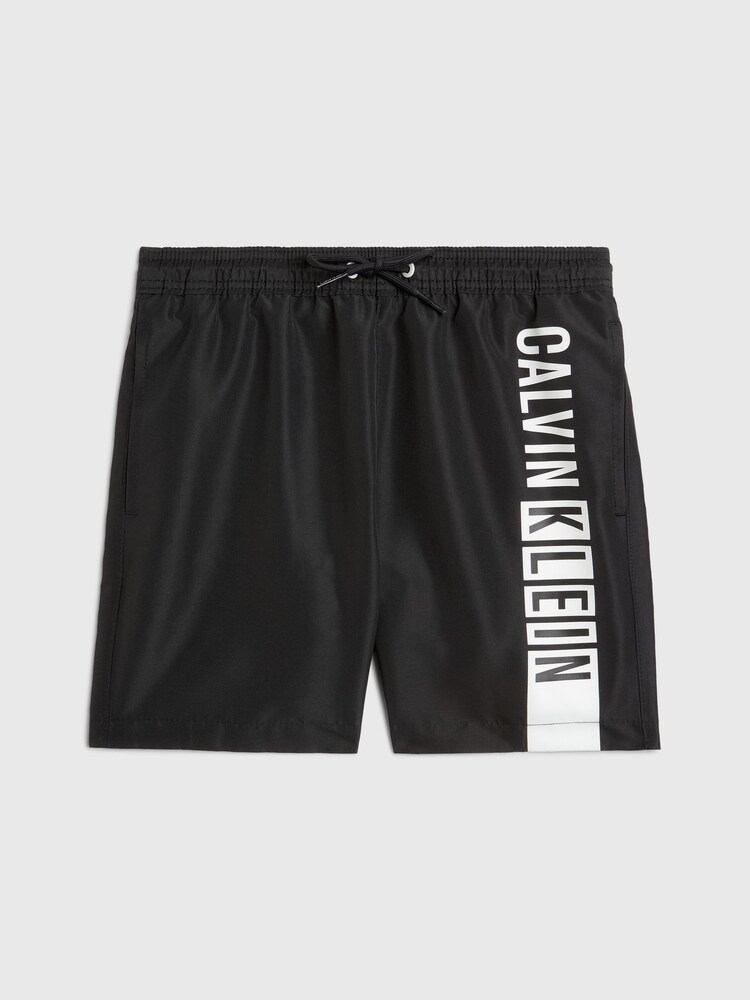 Calvin Klein Black Medium Drawstring Swim Shorts - Image 1 of 4