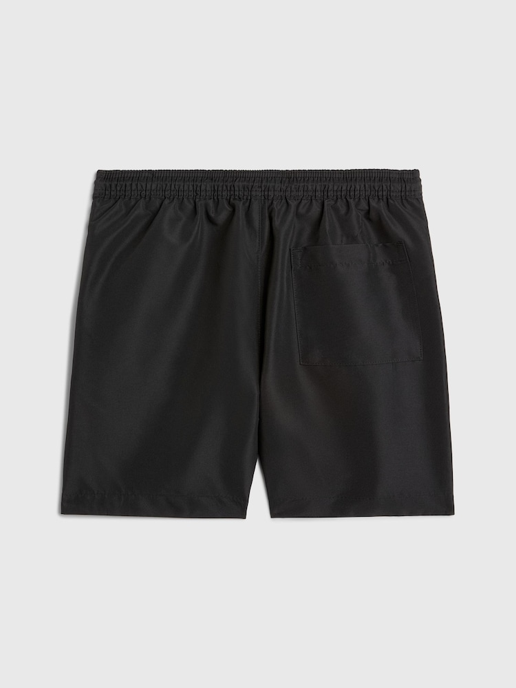 Calvin Klein Black Medium Drawstring Swim Shorts - Image 2 of 4 Calvin Klein Black Medium Drawstring Swim Shorts - Image 2 of 4