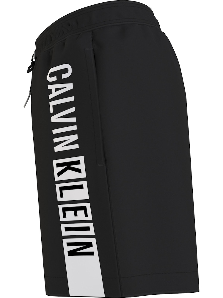 Calvin Klein Black Medium Drawstring Swim Shorts - Image 4 of 4