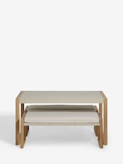 Natural Adelaide 4 Seater Dining Table and Bench Set - Image 2 of 8