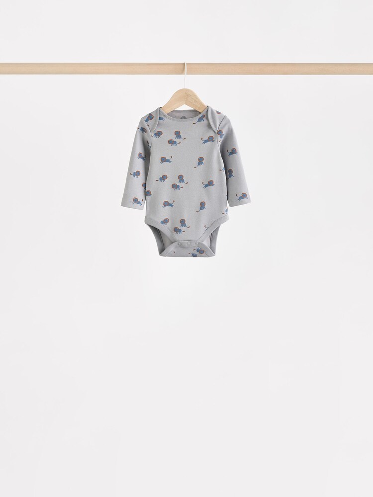Teal Blue 7 Pack Baby Bodysuits