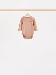 Teal Blue 7 Pack Baby Bodysuits - Image 7 of 13