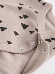 Neutral 3 Pack Baby Rib Bodysuits - Image 10 of 10