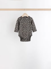 Neutral 3 Pack Baby Rib Bodysuits - Image 6 of 10