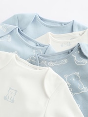 Baby Blue Long Sleeves Bodysuits 5 Pack - Image 10 of 13