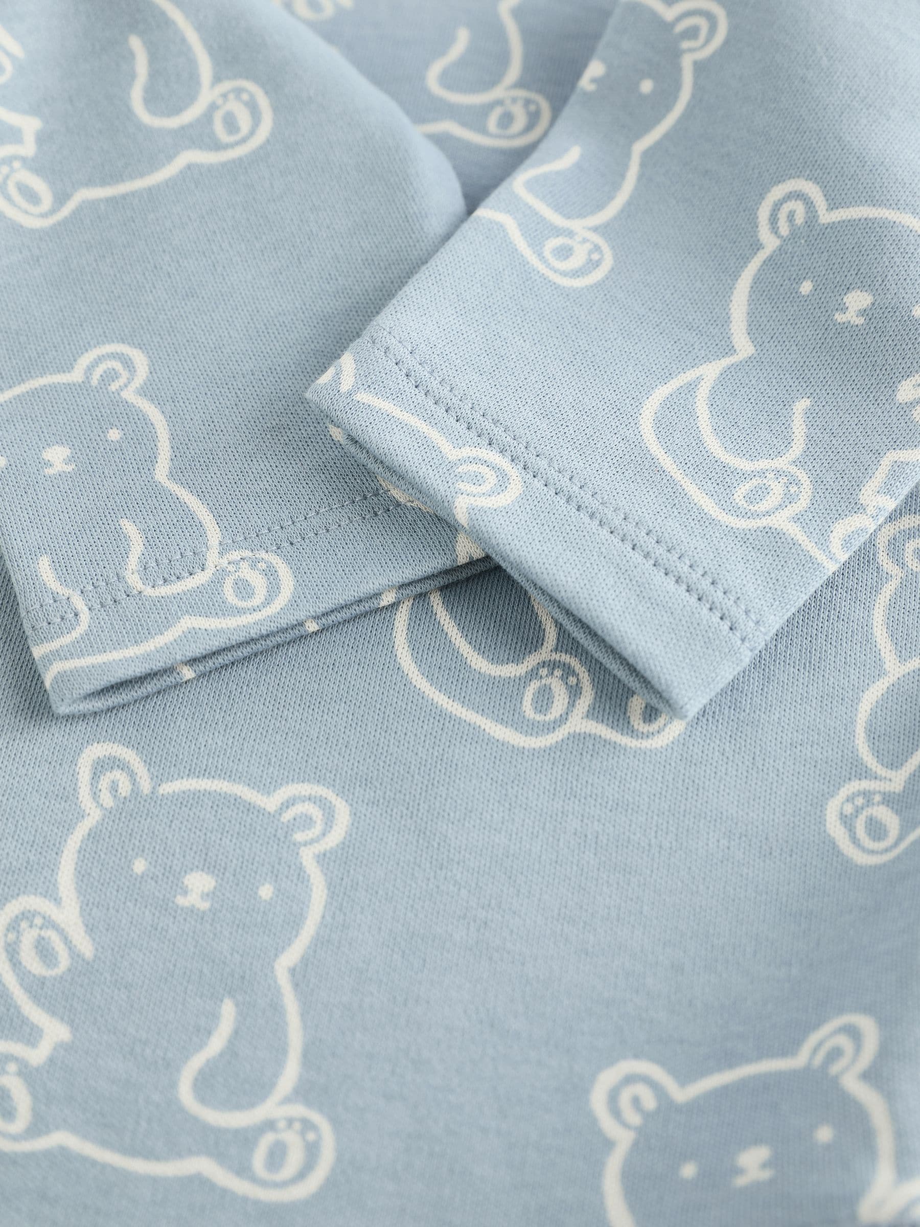 Next：日本 ベビーブルー - 長袖ボディスーツ 5 枚組 from Next Japan