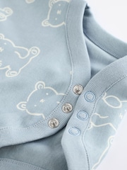 Baby Blue Long Sleeves Bodysuits 5 Pack - Image 12 of 13