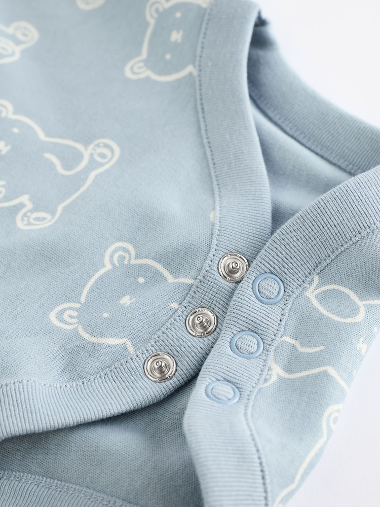Babyblau - Langärmelige Bodys im 5er-Pack - Image 12 of 13
