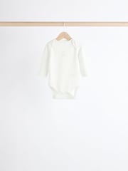 Baby Blue Long Sleeves Bodysuits 5 Pack - Image 5 of 13