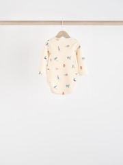 Teal Blue 5 Pack Baby Bodysuits - Image 8 of 13