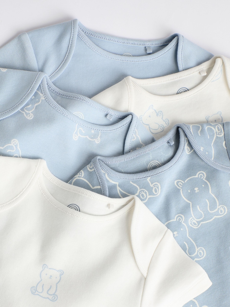 Ours bleu - Lot de 5 bodys bébé - Image 10 of 13