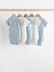 Blau/Bär - Baby-Bodys im 5er-Pack - Bild 2 von 13