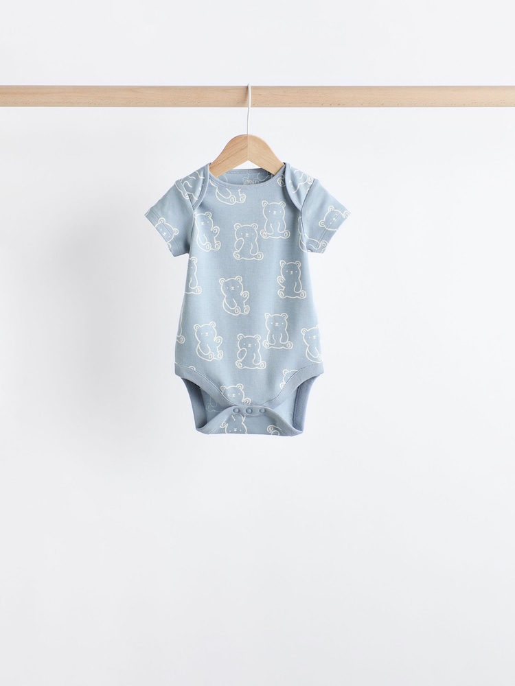 Ours bleu - Lot de 5 bodys bébé - Image 3 of 13