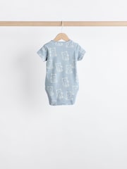 Blau/Bär - Baby-Bodys im 5er-Pack - Bild 4 von 13